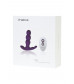 Фиолетовый анальный вибратор Nalone Pearl - 12,5 см.