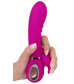 Лиловый вибратор-кролик Super Soft Silicone Rabbit Vibrator - 20,2 см.