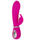 Лиловый вибратор-кролик Super Soft Silicone Rabbit Vibrator - 20,2 см.
