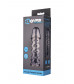 Дымчатая закрытая насадка на пенис ToyFa XLover - 11,5 см.