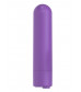 Фиолетовая вибропуля с пультом Rechargeable Remote Control Bullet - 7,62 см.