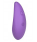 Фиолетовая вибропуля с пультом Rechargeable Remote Control Bullet - 7,62 см.
