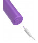 Фиолетовая вибропуля с пультом Rechargeable Remote Control Bullet - 7,62 см.