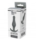 Серая анальная втулка Plug With T-handle - 10,3 см.