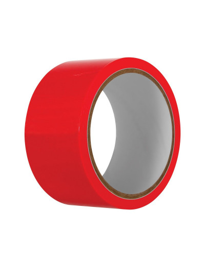 Красная лента для бондажа Red Bondage Tape - 20 м.