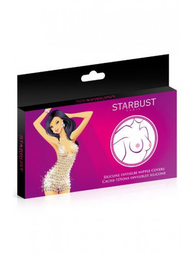 Телесные силиконовые наклейки на соски NIPPLE COVERS SILICONE