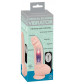 Телесный вибратор-реалистик Medical Silicone Pulsating Vibrator - 20 см.