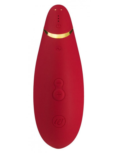 Красный бесконтактный клиторальный стимулятор Womanizer Premium