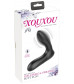 Черная анальная втулка с вибрацией и функцией расширения Inflatable Vibrating Prostate Plug