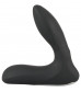 Черная анальная втулка с вибрацией и функцией расширения Inflatable Vibrating Prostate Plug