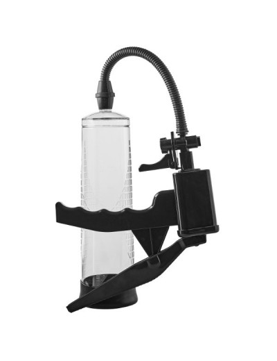 Прозрачная вакуумная помпа Pistol Penis Pump