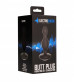 Чёрная анальная пробка с электростимуляцией E-Stimulation Vibrating Buttplug - 14 см.