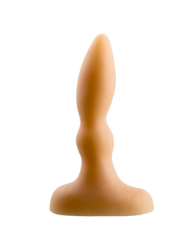 Анальный стимулятор телесного цвета Beginners p-spot massager flash - 11 см.