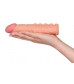 Телесная насадка-фаллос Super-Realistic Penis - 18 см.
