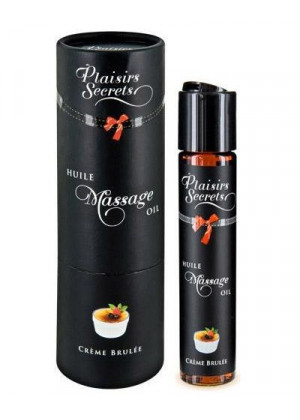 Массажное масло с ароматом крем брюле Huile de Massage Gourmande Creme Brul?e - 59 мл.