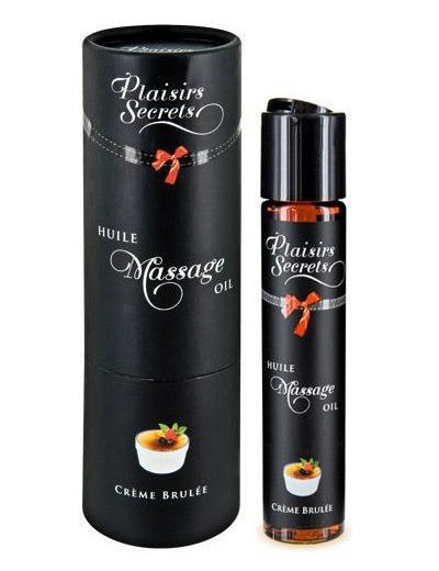 Массажное масло с ароматом крем брюле Huile de Massage Gourmande Creme Brul?e - 59 мл.