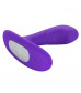 Фиолетовый вибромассажёр простаты Silicone Remote Pinpoint Pleaser
