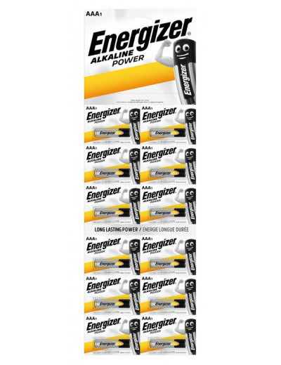 Батарейки Energizer POWER AAА/LR03 1.5V - 12 шт.