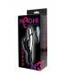 Черный вибратор с подсветкой NAGHI NO.37 RECHARGEABLE LIGHT-UP VIBE - 24 см.