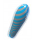 Голубой вибратор Sweet Swirl Vibrator - 21,3 см.