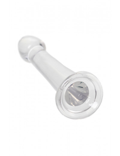 Прозрачный нереалистичный фаллоимитатор Jelly Dildo XL - 22 см.