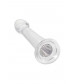 Прозрачный нереалистичный фаллоимитатор Jelly Dildo XL - 22 см.