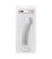 Прозрачный нереалистичный фаллоимитатор Jelly Dildo XL - 22 см.