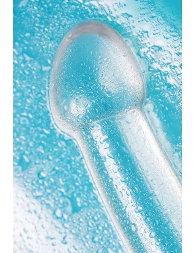 Прозрачный нереалистичный фаллоимитатор Jelly Dildo XL - 22 см.
