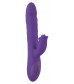 Фиолетовый вибратор-ротатор Thrusting   Rotating - 24,7 см.