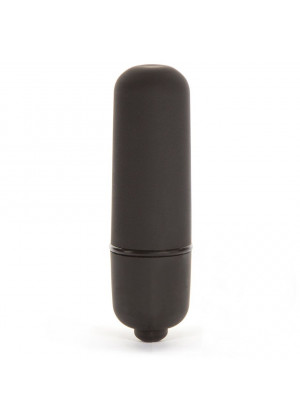 Черная вибропуля X-Basic Bullet Mini 10 speeds - 5,9 см.