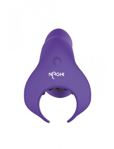 Фиолетовый вибромассажер-насадка N 34 RECHARGEABLE COUPLES VIBE