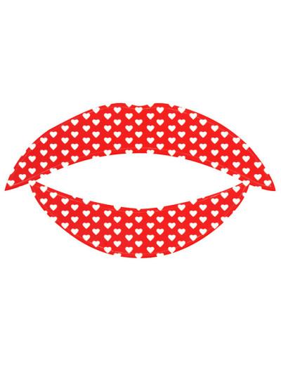 Lip Tattoo Белое сердце