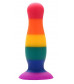 Разноцветная анальная пробка COLOURFUL PLUG - 14,5 см.