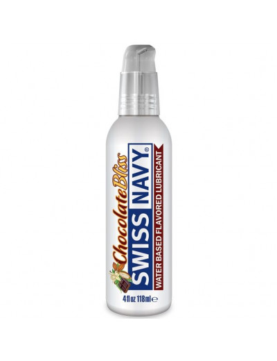 Лубрикант с ароматом шоколада Swiss Navy Chocolate Bliss Lube - 118 мл.