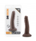 Коричневый фаллоимитатор 5.5 Inch Cock With Suction Cup - 14 см.