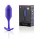 Фиолетовая пробка для ношения B-vibe Snug Plug 2 - 11,4 см.