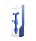 Синий стеклянный стимулятор Elegance - 18 см.