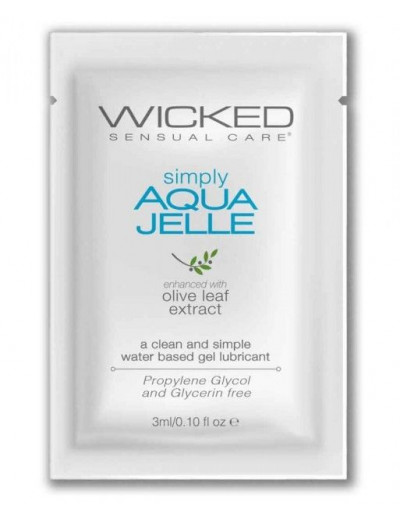 Гель-лубрикант Simply Aqua Jelle - 3 мл.