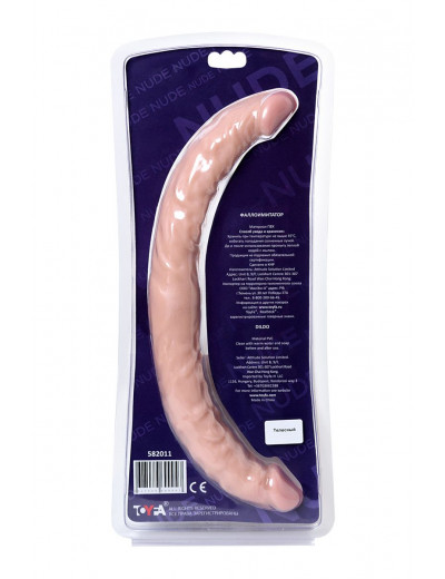 Двусторонний фаллоимитатор Realstick Nude - 42,5 см.