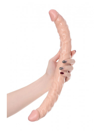 Двусторонний фаллоимитатор Realstick Nude - 42,5 см.
