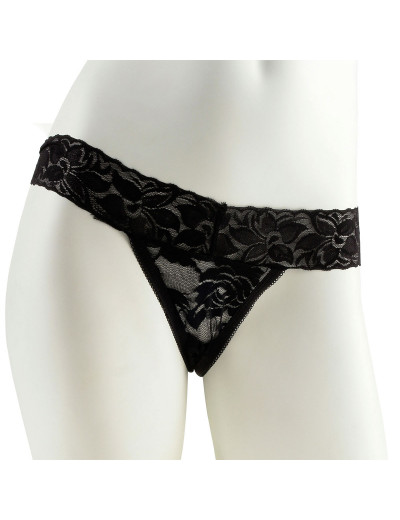 Трусики с  вибропулей Plus Size Black