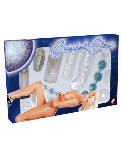 Набор стимуляторов для секс-игр Crystal Clear