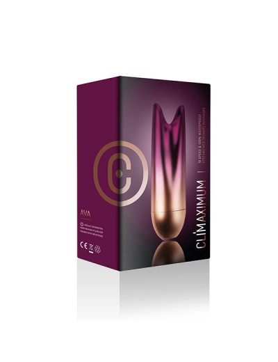 Фиолетовая вибропуля Climaximum Ava - 11 см.