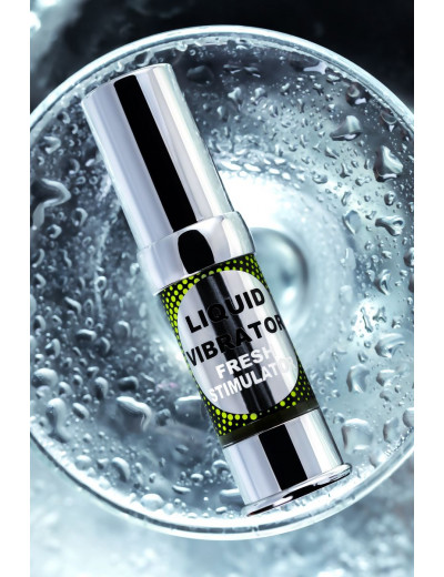 Освежающий гель с эффектом вибрации Liquid Vibrator Fresh Stimulator - 15 мл.