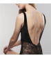 Серебристое плетеное украшение Magnifique Back and Cleavage Chain