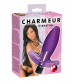 Фиолетовый анальный вибратор Charmeur - 11 см.