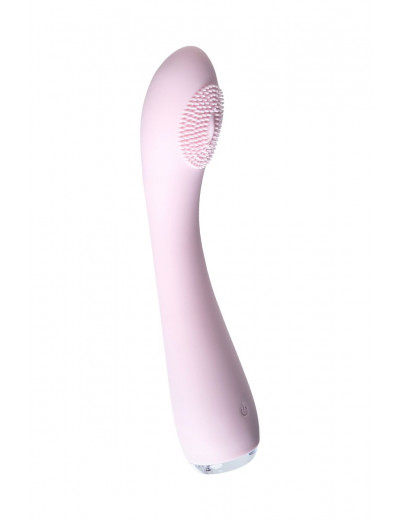 Нежно-розовый вибратор PPP SHIO-PRO - 21 см.