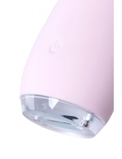 Нежно-розовый вибратор PPP SHIO-PRO - 21 см.