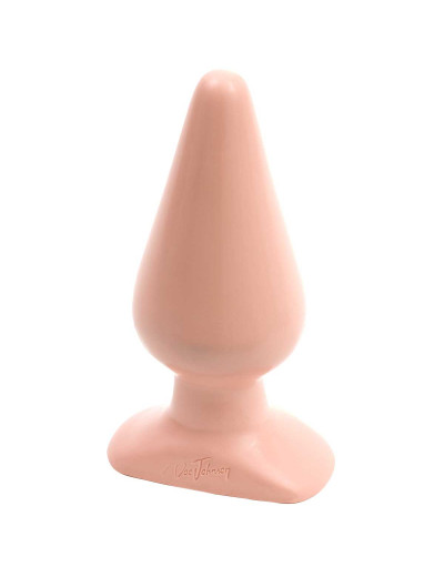 Анальная пробка телесного цвета Butt Plugs Smooth Classic Large - 14 см.