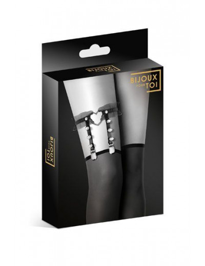 Подвязка с сердцем и шипами GARTER WITH HEART